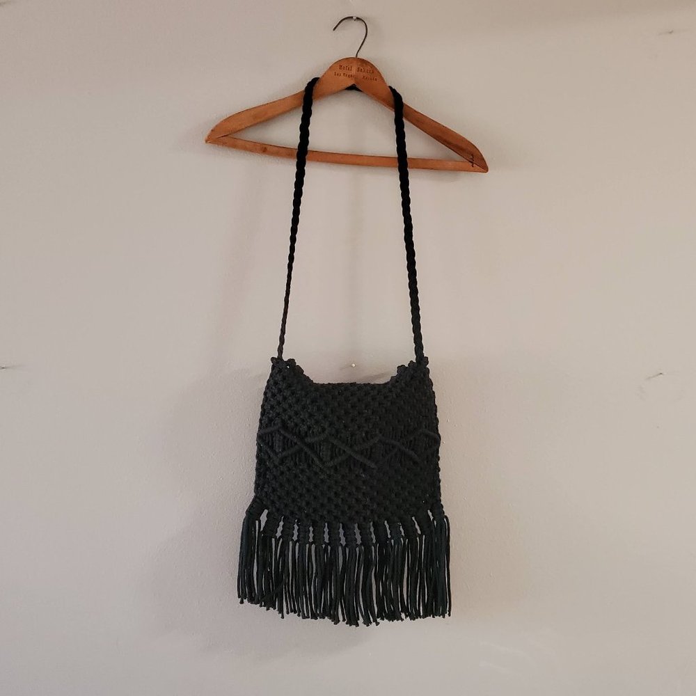 Rachel Zoe X Danielle Nicole Macrame Purse - image 4